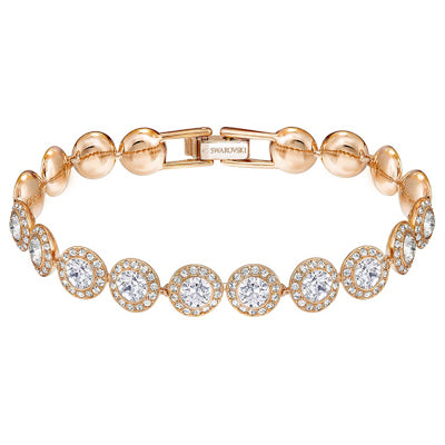 Swarovski Crystal Angelic Bracelet in Rose Metal