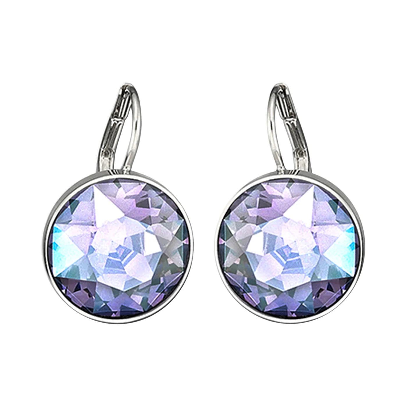 Swarovski Crystal Purple Bella Earrings