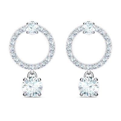 Swarovski Attract Crystal Circle Earrings
