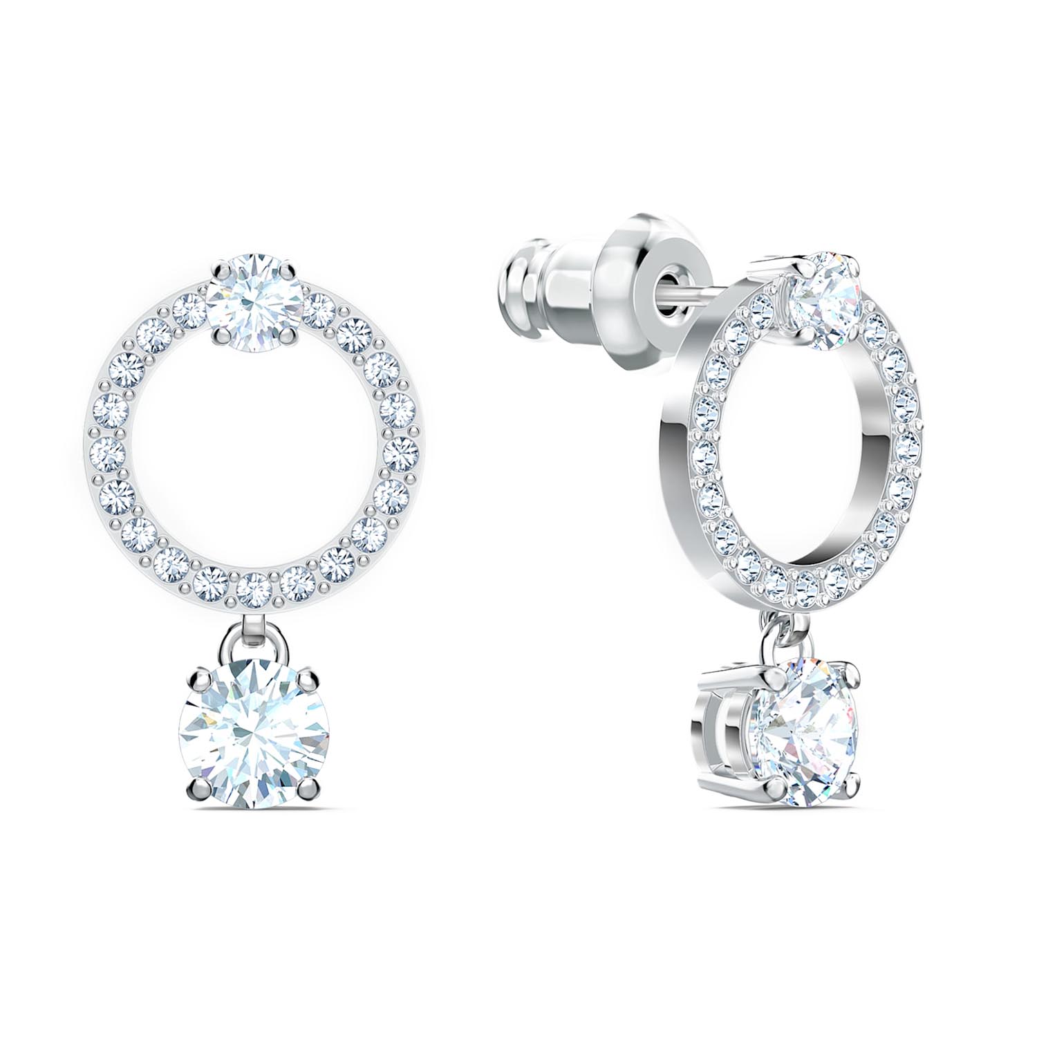 Swarovski Attract Crystal Circle Earrings