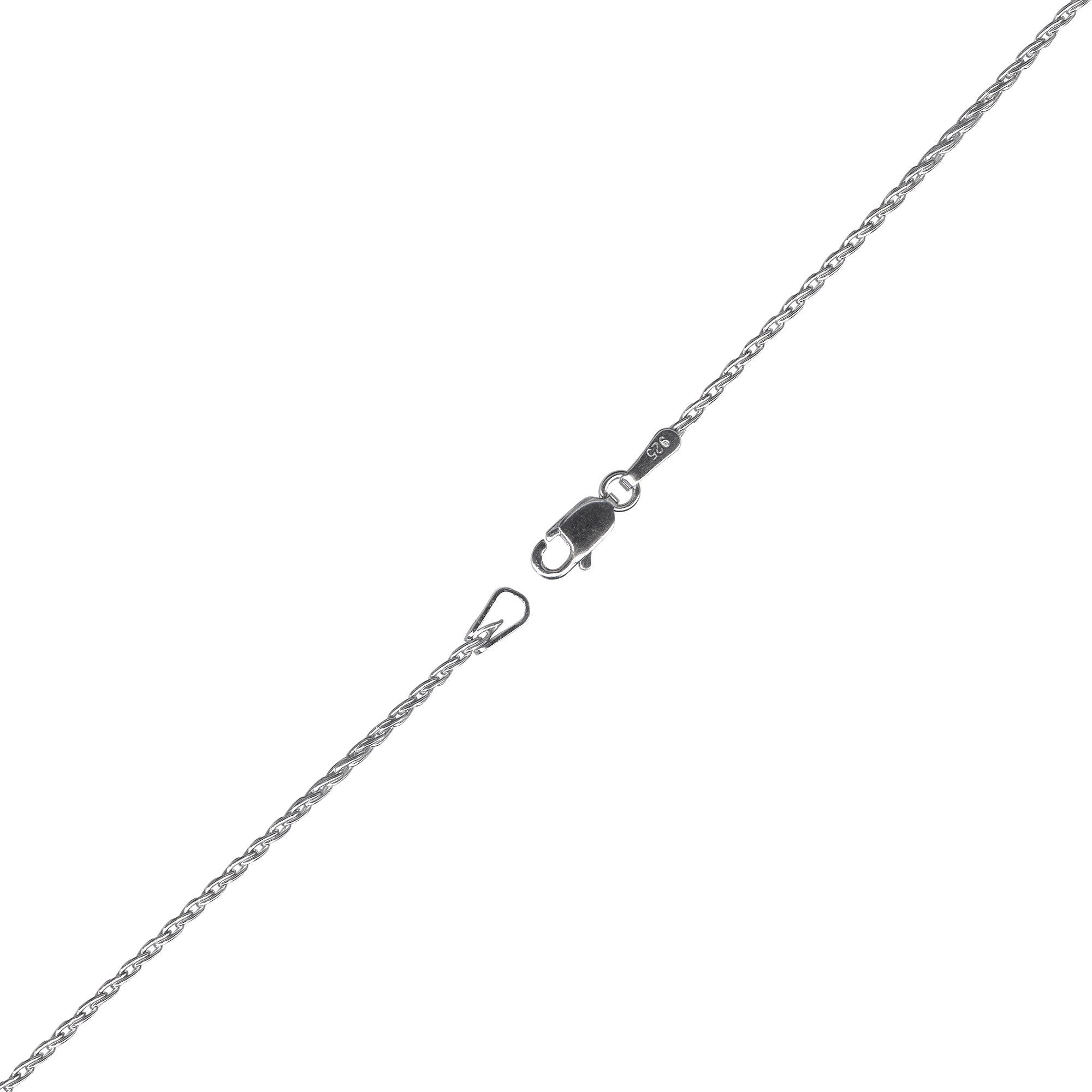 Espiga Chain in Sterling Silver (16 inches and 1.5mm wide)