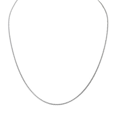 Espiga Chain in Sterling Silver (18 inches and 1.5mm wide)