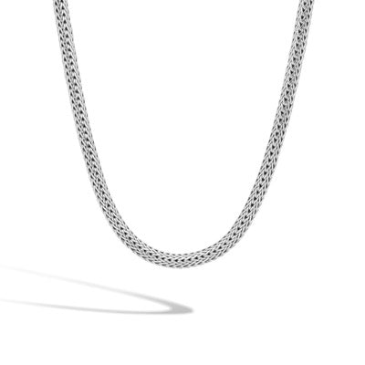 John Hardy Chain Collection Classic Chain Necklace in Sterling Silver (18 inches and 6.5mm wide)