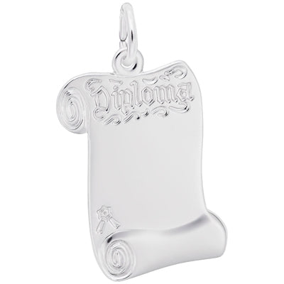 Rembrandt Diploma Charm in Sterling Silver