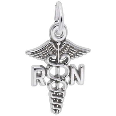 Rembrandt Caduceus/R.N.Charm in Sterling Silver