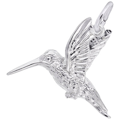Rembrandt Hummingbird Charm in Sterling Silver