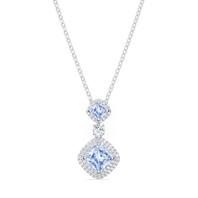 Swarovski Blue Crystal Angelic Necklace