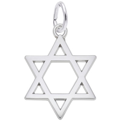 Rembrandt Star of David Charm in Sterling Silver