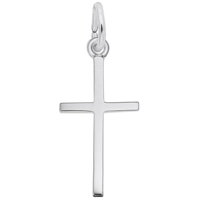 Rembrandt Cross Charm in Sterling Silver