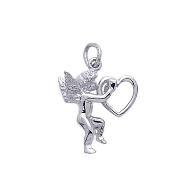Rembrandt Angel Charm in Sterling Silver