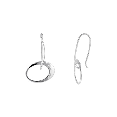 E.L. Designs Petite Elliptical Earrings in Sterling Silver