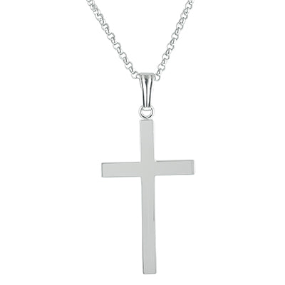 Cross Necklace in Sterling Silver