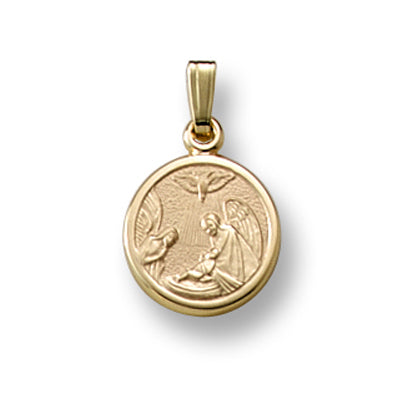 Children Guardian Angel Necklace in 14kt Gold Filled