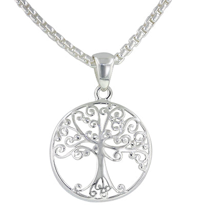 Southern Gates Oak Tree Necklace in Sterling Silver