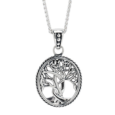 Keith Jack Tree of Life Necklace in Sterling Silver