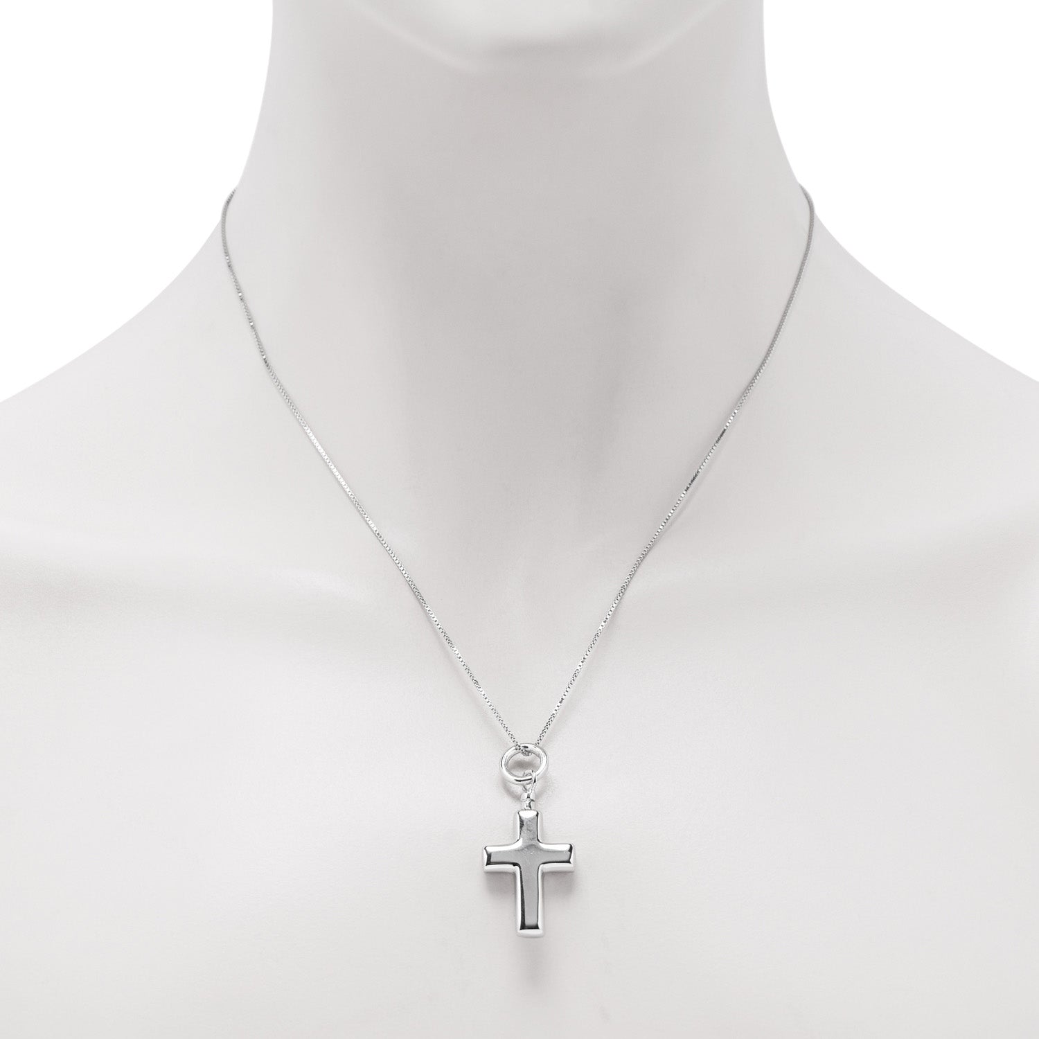 Primal Silver Sterling Silver Cross Ash Holder 18-inch Cable Chain Necklace  - Walmart.com