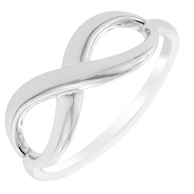 Infinity Ring in Sterling Silver (size 7)