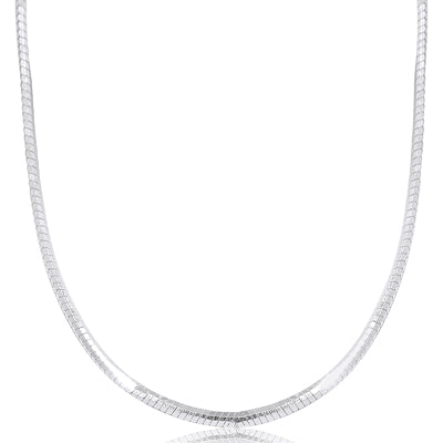 Square Snake Chain in Sterling Silver (20inches and 1.1mm) – Day's Jewelers