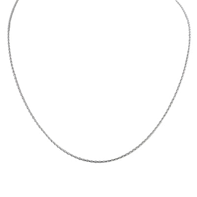 Parisian Wheat Chain in Sterling Silver (16 inches and 1.2mm wide)