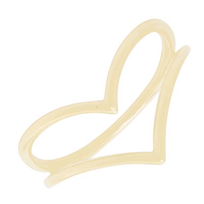Double V Fashion Ring in 14kt Yellow Gold (size 7)