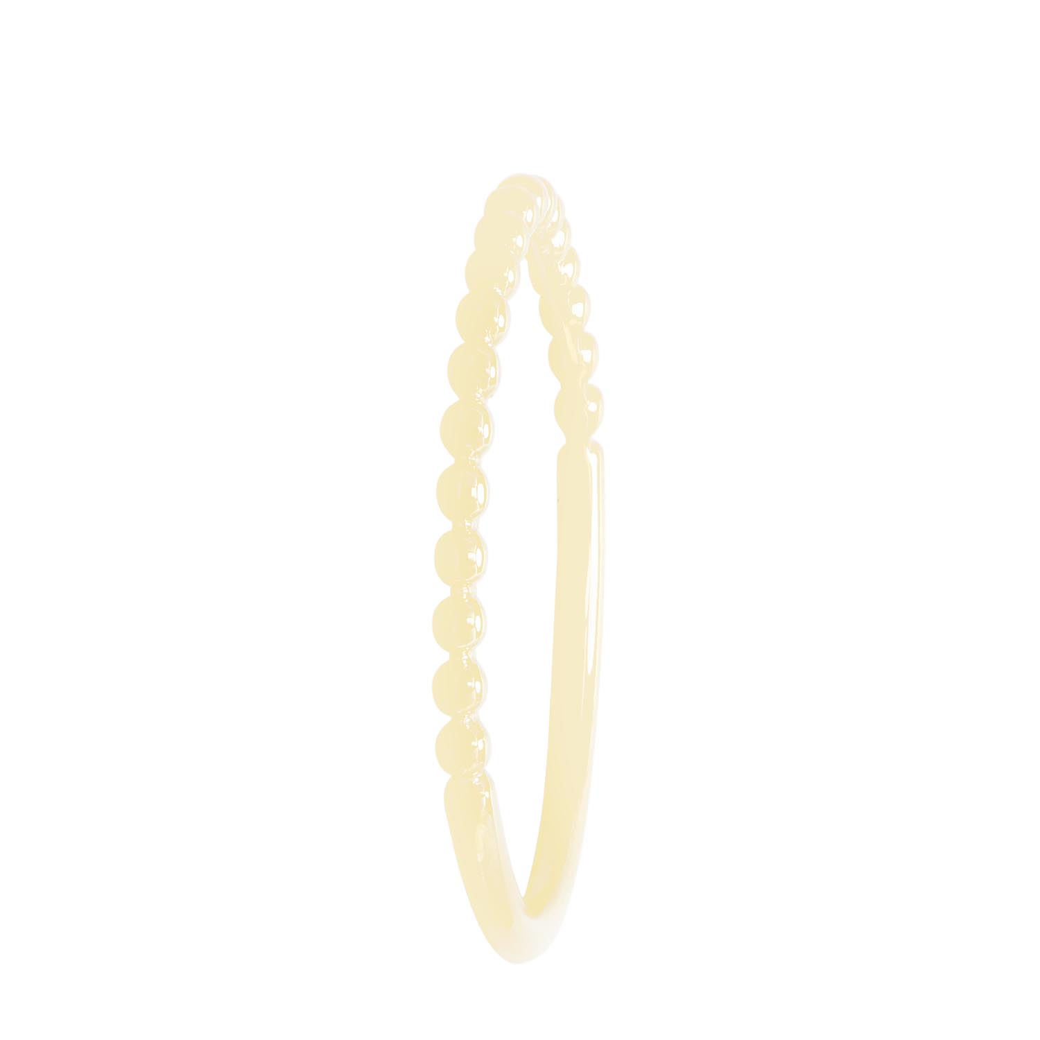 Beaded Fashion Ring in 14kt Yellow Gold (size 7)