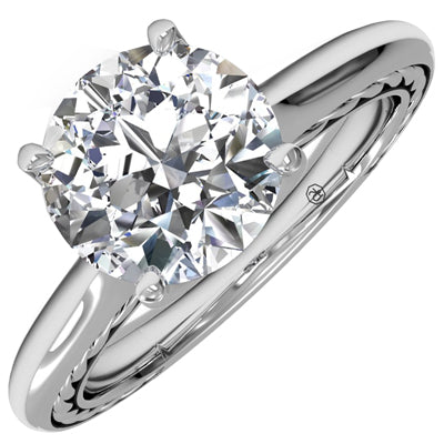 Ritani Setting in 14kt White Gold