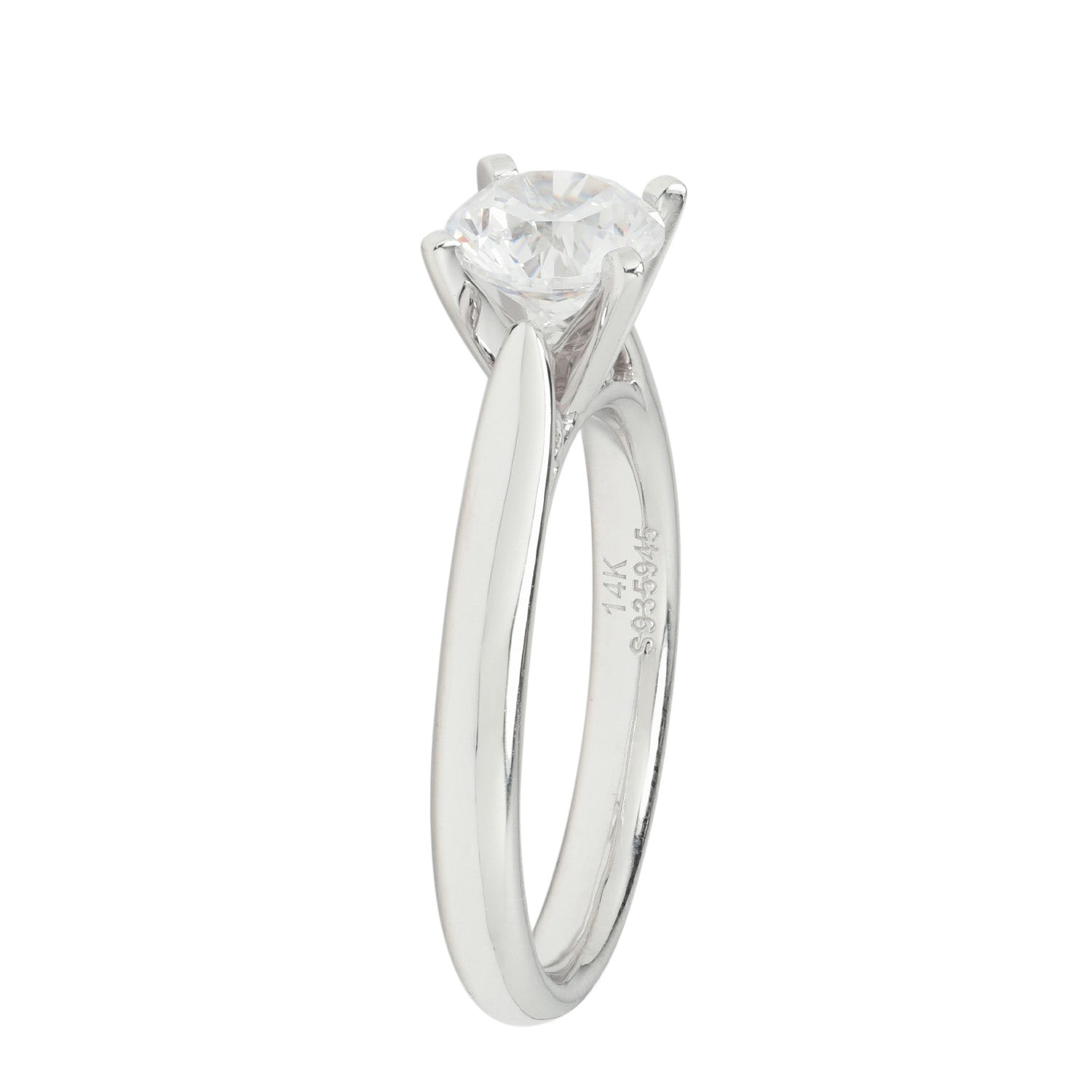 Gabriel Leah Engagement Ring Setting in 14kt White Gold