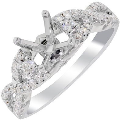 Daydream Diamond Setting in 14kt White Gold (3/8ct tw)