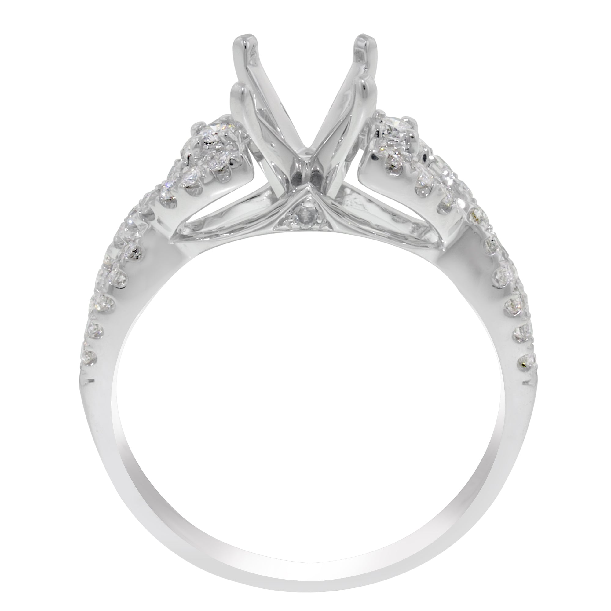 Daydream Diamond Setting in 14kt White Gold (3/8ct tw)