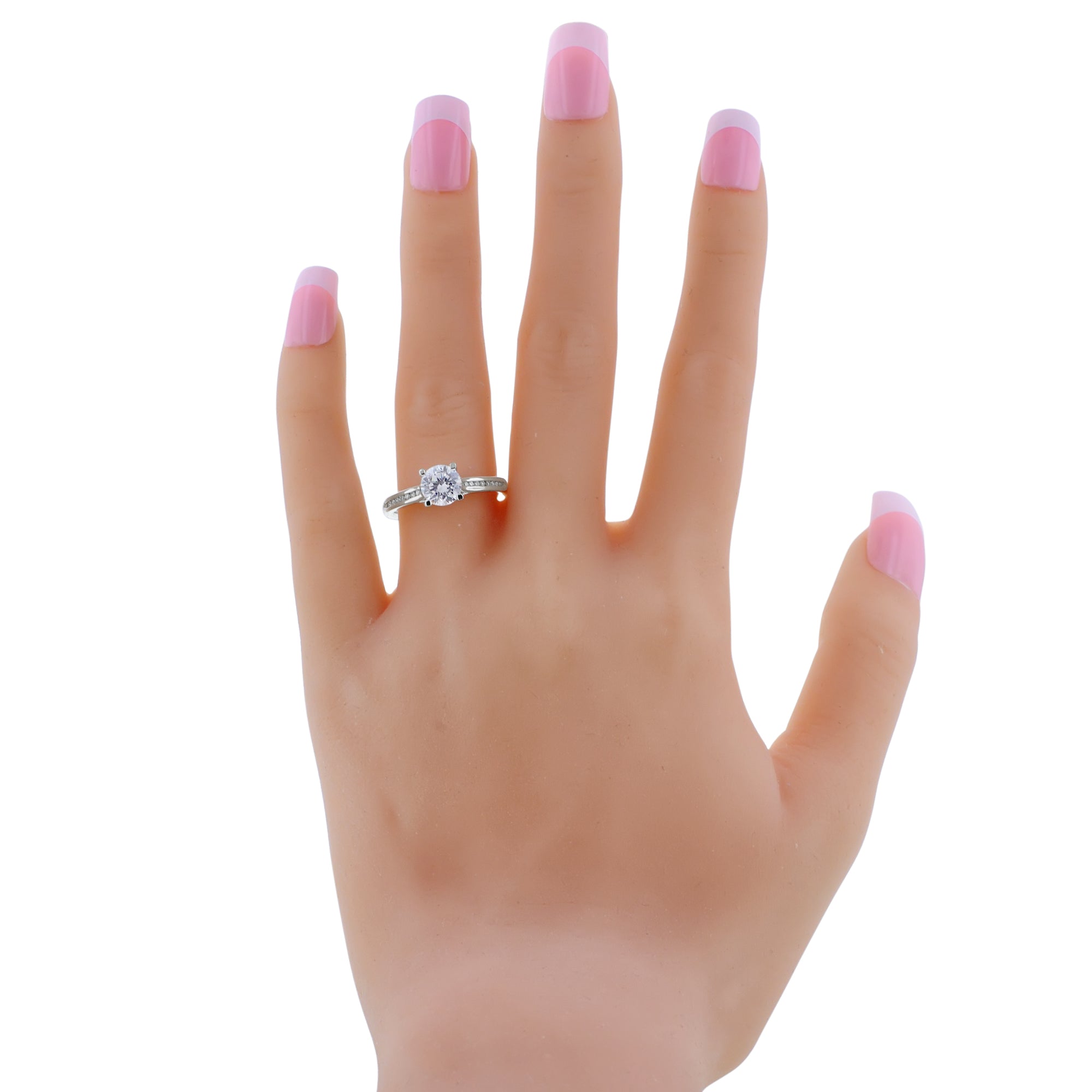 Ritani Diamond Setting in 14kt White Gold (1/7ct tw)