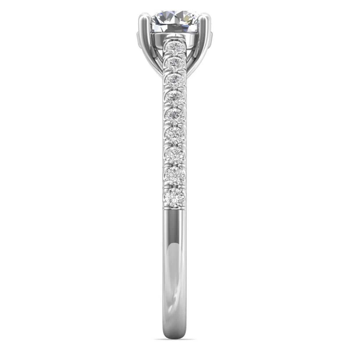 Martin Flyer Diamond Engagement Setting in 14kt White Gold (1/4ct tw)