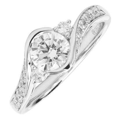 Daydream Diamond Setting in 14kt White Gold (1/3ct tw)