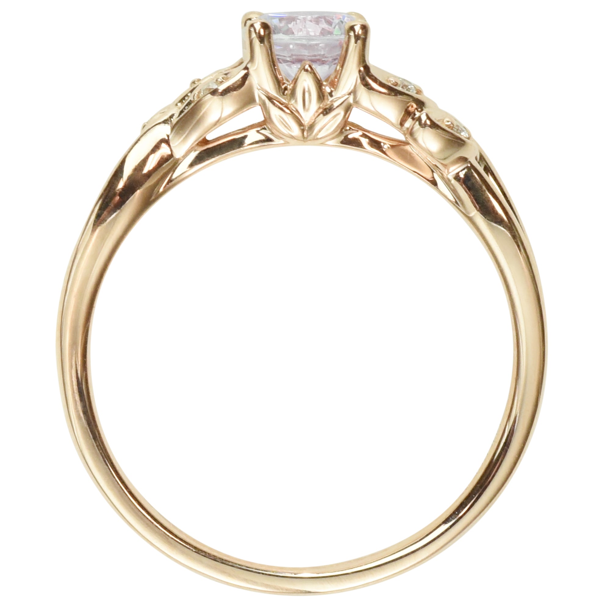 Daydream Diamond Engagement Ring Setting in 14kt Rose Gold (.03ct tw)