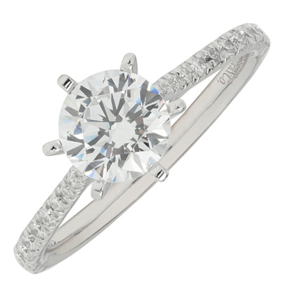 Gabriel Casey Diamond Engagement Ring Setting in 14kt White Gold (1/4ct tw)