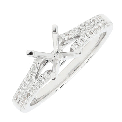 Daydream Diamond Engagement Ring Setting in 14kt White Gold (1/2ct tw)