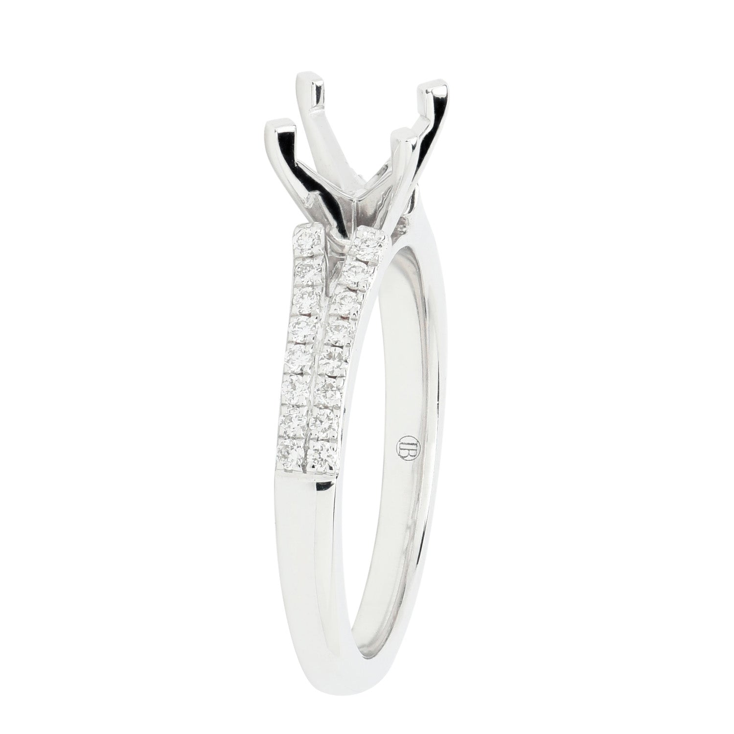 Daydream Diamond Engagement Ring Setting in 14kt White Gold (1/2ct tw)