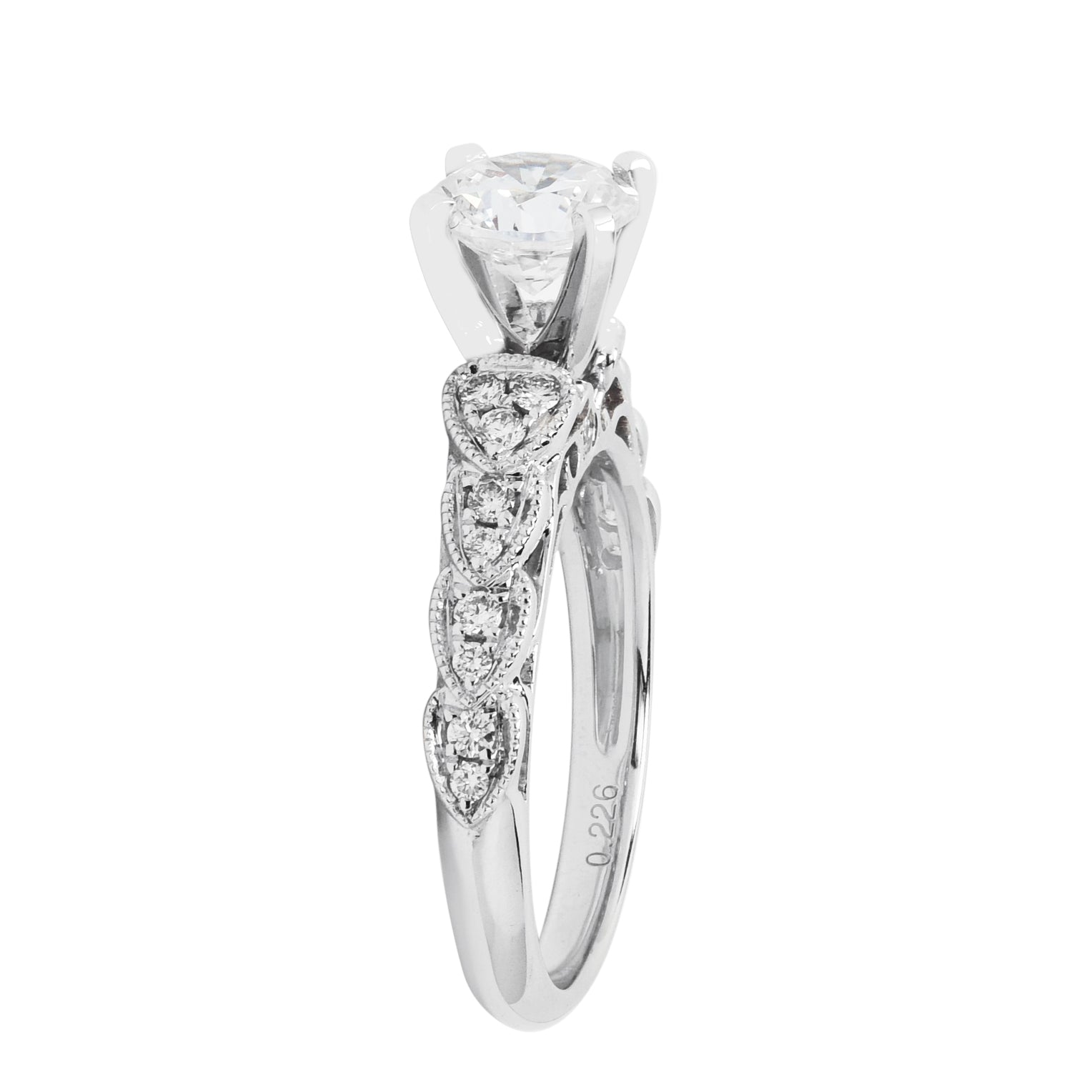 Daydream Diamond Engagement Ring Setting in 14kt White Gold (1/4ct tw)