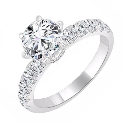 Daydream Diamond Setting in Platinum (1/3ct tw)
