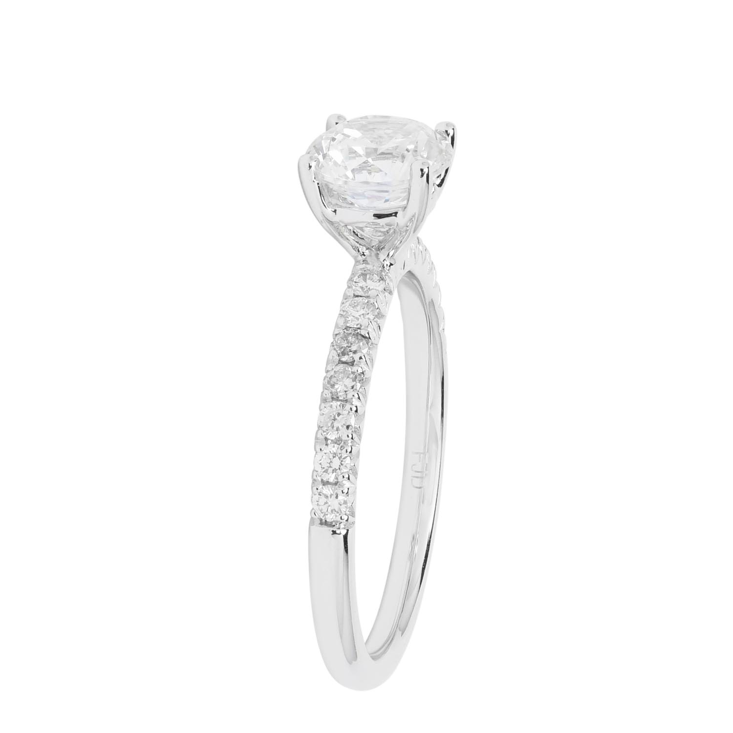 Daydream Diamond Engagement Ring Setting in Platinum (1/4ct tw)