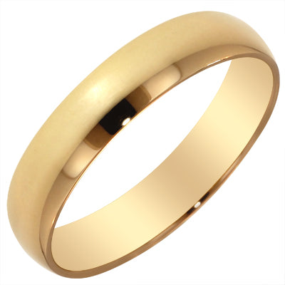 Plain Wedding Band in 10kt Yellow Gold (5mm size 8.5-12)