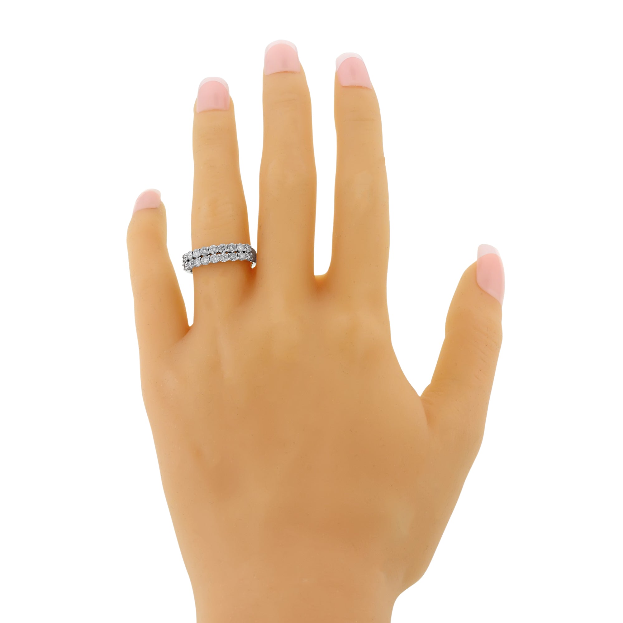 Diamond Wedding Band in 14kt White Gold (1ct tw)