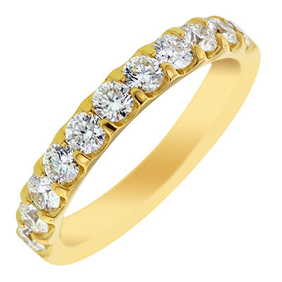 Memoire Odessa Diamond Wedding Band in 18kt Yellow Gold (1ct tw)