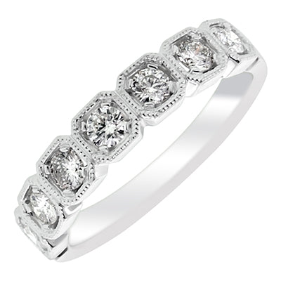 Diamond Wedding Band in 14kt White Gold (1/2ct tw)