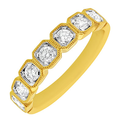 Diamond Wedding Band in 14kt Yellow Gold (1/2ct tw)