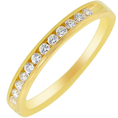 Northern Star Diamond Anniversary Band in 14kt Yellow Gold (1/5ct tw)