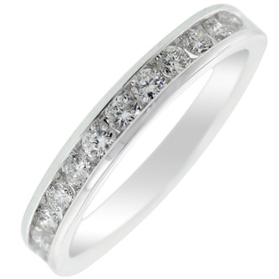 Northern Star Diamond Anniversary Band in 14kt White Gold (1/2ct tw)