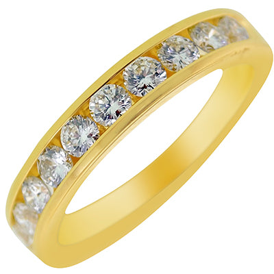 Northern Star Diamond Anniversary Band in 14kt Yellow Gold (1ct tw)