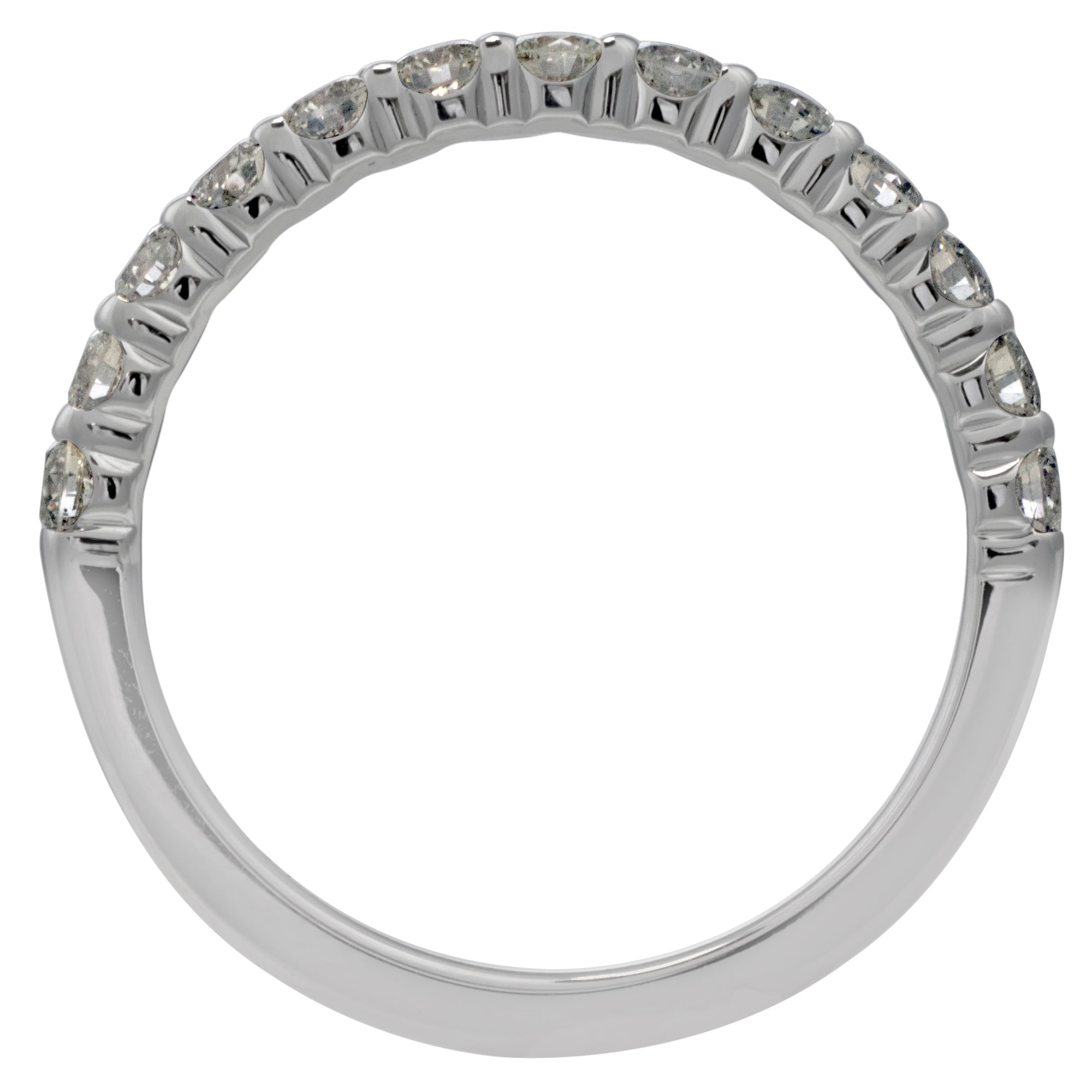 Diamond Wedding Band in 14kt White Gold (3/4ct tw)