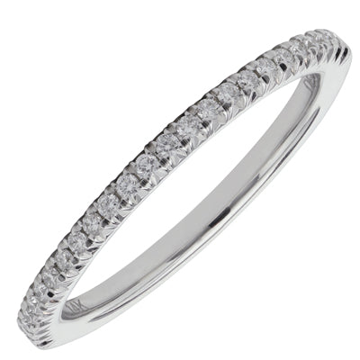 Diamond Wedding Band in 14kt White Gold (1/7ct tw)