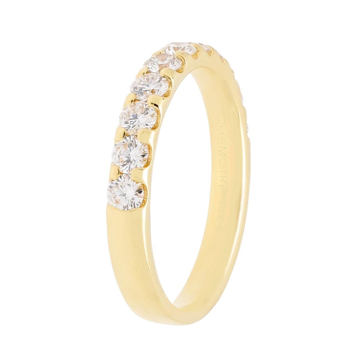 Memoire Odessa Diamond Wedding Band in 18kt Yellow Gold (3/4ct tw)